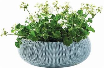 Květináč Keter COZY L Misty Blue