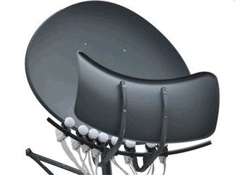 Satelitní parabola Maximum Toroidal T-90 multifokus pro až 16 LNB šedá