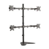 Držák Connect IT QuadroArm CMF-3404 stolní na 4 monitory, černý