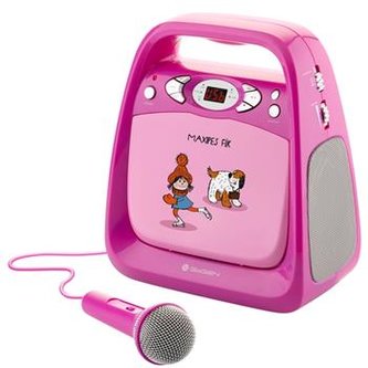 Přehrávač GoGEN CD Maxi Karaoke, Maxipes Fík růžový