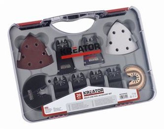 Sada příslušenství Kreator KRT990050 pro oscilační brusky 20ks Sada příslušenství Kreator KRT990050 pro oscilační brusky 20ks