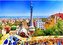 Puzzle 1000 Barcelona,Park Gaudiego