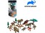 Zvířátka dinosauři, mobilní aplikace pro zobrazení zvířátek, 13 ks, 19,5 cm