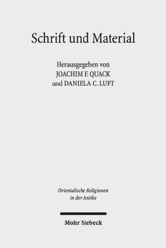 Schrift und Material