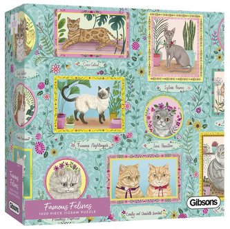 Puzzle 1000 Słynne koty G3