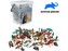 Zvířátka v kbelíku - dinosaurus,  45 pcs, mobilní aplikace pro zobrazení zvířátek, 29,7 cm
