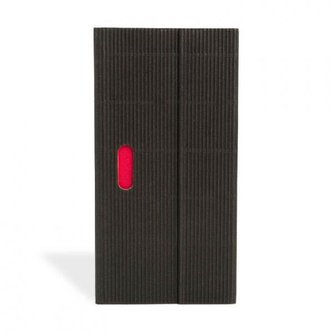 Zápisník Paper-Oh Ondulo Black B6.5 nelinkovaný