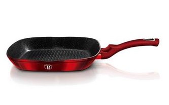 Pánev Berlingerhaus grilovací s mramorovým povrchem 28 cm Burgundy Metallic Line BH-1271