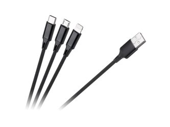 Kabel REBEL USB 3v1 1m