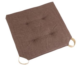 Sedák hladký Ulla - hnědá - 40x40 cm,hladký