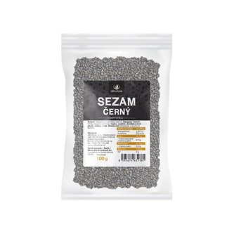 Allnature Sezam černý 100 g