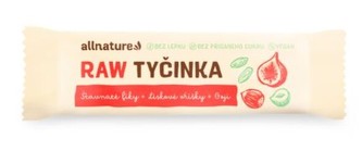 Allnature Bezlepková ovocná tyčinka fíky, goji, lískové ořechy 20 x 45 g