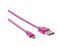 Kabel SENCOR SCO 512-010 USB/Micro USB růžový