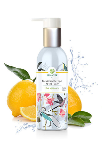 Semante by Naturalis Pečující sprchový gel na tělo i vlasy \"Dva v jednom\" BIO 200 ml