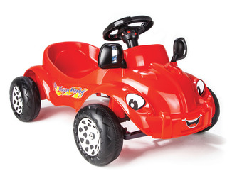 Šlapací auto červené