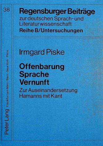 Offenbarung - Sprache - Vernunft