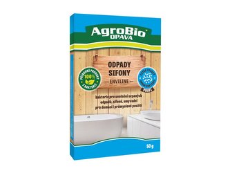 Přípravek k uvolnění ucpaného odpadního potrubí a sifonů AgroBio Envi Line 50g