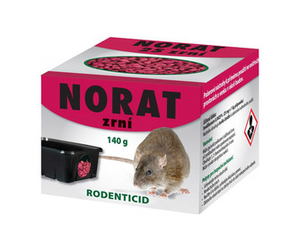 Nástraha proti myším, krysám a potkanům AgroBio Norat 140g