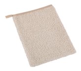 Froté žínka - kávová - 17x25 cm