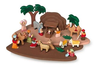 Small Foot Dětský dřevěný betlém s figurkami