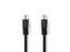 Kabel NEDIS DIN konektor/DIN konektor 1m