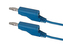 Kabel propojovací 0,35mm2/ 1m s banánky modrý HADEX N531