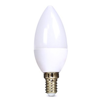 Žárovka LED E14  6W C37 bílá přírodní SOLIGHT WZ410-1