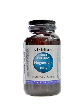 Viridian - High Potency Magnesium 300mg 120kapslí Viridian - High Potency Magnesium 300mg 120kapslí