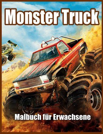Monster Truck Malbuch für Erwachsene