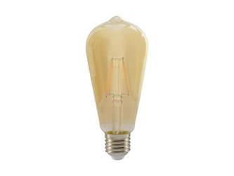 Žárovka Filament LED E27 4W ST64 teplá bílá RETLUX RFL 226 Amber