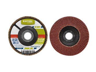 Kotouč lamelový šikmý korundový 115mm P100 EXTOL CRAFT 260010