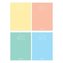 Zeszyt B5/96K kratka Pastel Color (5szt)