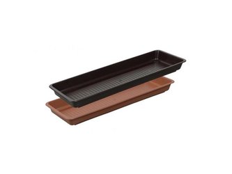 Miska pod truhlík GARDEN 50cm hnědá