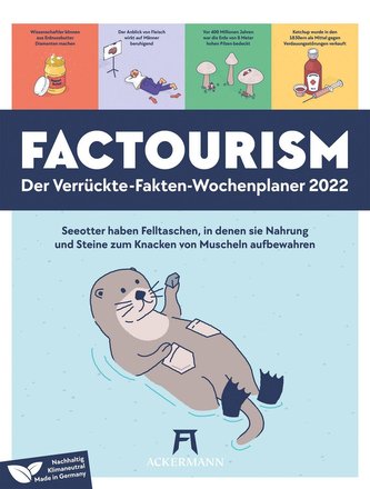 Factourism - Wochenplaner Kalender 2022