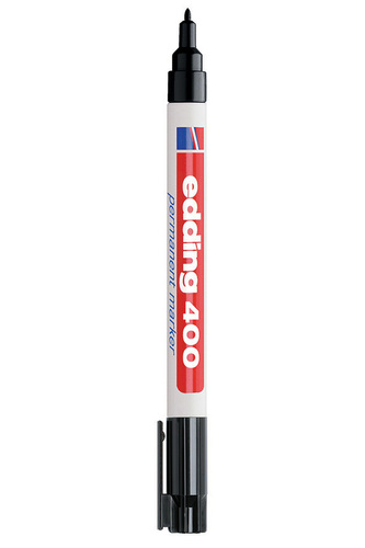Permanentní popisovač "400", černá, 1mm, EDDING