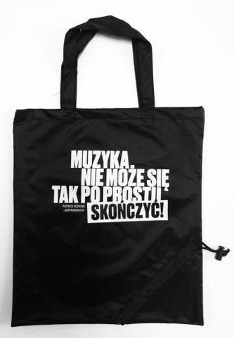 Torba na zakupy czarna - cytat