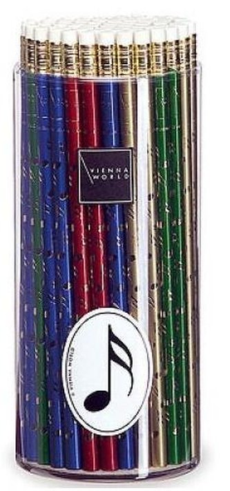 Ołówek kolorowy w nutki