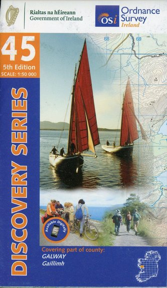 OS Eire 50T.Blatt 45 1:50 000