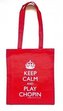 Torba czerwona - Keep calm and play Chopin