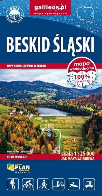 Mapa syntetyczna - Beskid Śląski 1:25 000