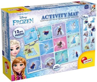 Puzzle 12 Activity Mat Kraina Lodu