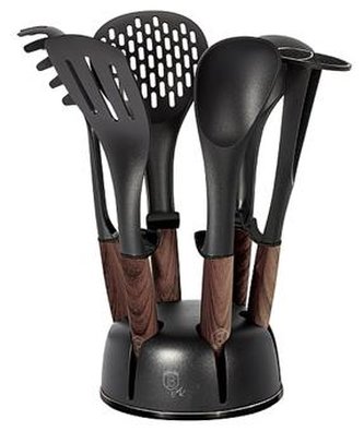 Sada Berlingerhaus kuchyňské náčiní ve stojanu 7 ks Ebony Line Rosewood BH-6229 Sada Berlingerhaus kuchyňské náčiní ve stojanu 7 ks Ebony Line Rosewood BH-6229