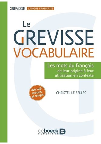 Grevisse vocabulaire Les mots du francais Grevisse vocabulaire Les mots du francais