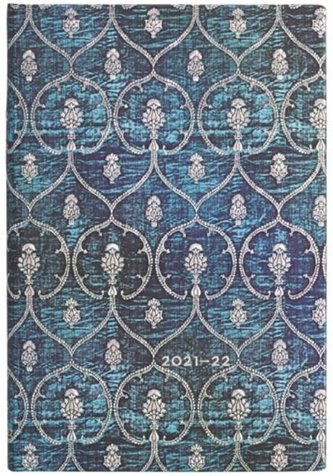 Kalendarz książkowy mini 2021-2022 Blue Velvet