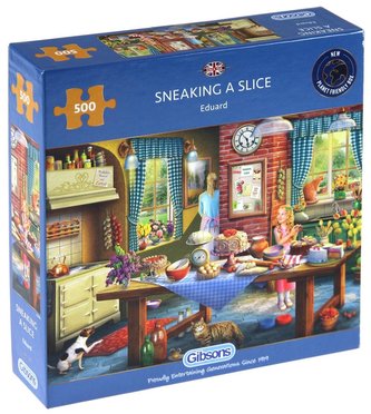 Puzzle 500 Ukradkiem po łakocie G3