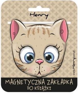 Zakładka magnetyczna. Kotek