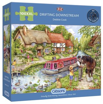 Puzzle 100 XXL Dryfowanie w dół rzeki G3