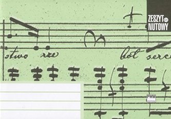 Zeszyt nutowy C1 - A5 leżący - 6 linii PWM