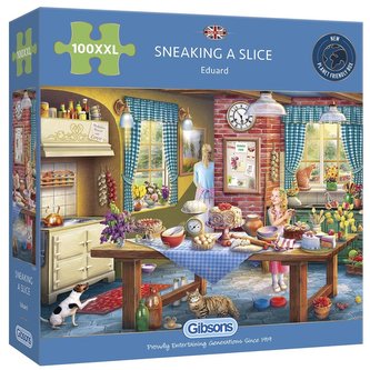 Puzzle 100 XXL Ukradkiem po łakocie G3