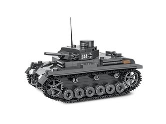 Stavebnice COBI 2707 II WW PzKpfw III Ausf J, 1:48, 290 k